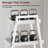 Liscomb 4-Tier Ladder Shelf, Wood Plant Flower Stand, White Freestanding Corner Rack, Modern Storage Shelving Unit with Anti-Tipping Device for Living Room, Home Office, Balcony-1109007772