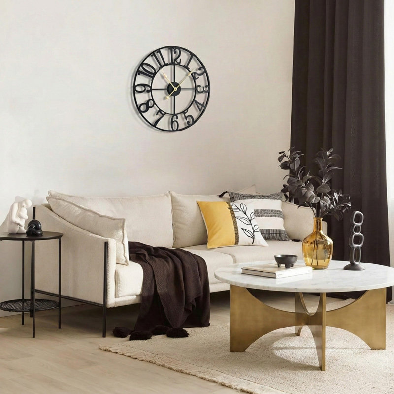 Horloge murale 16 po Modern