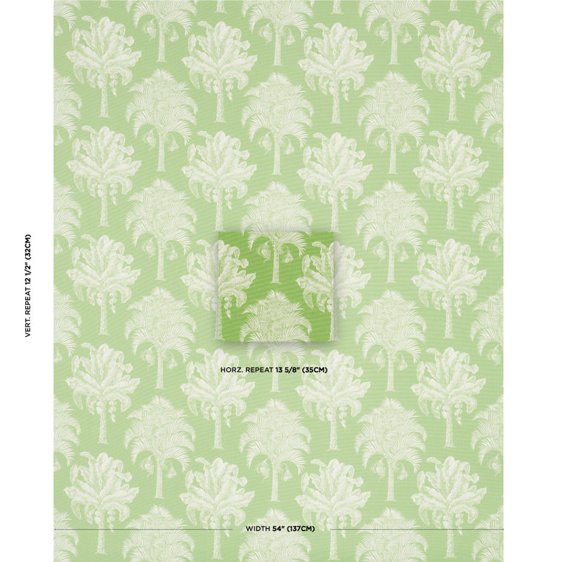 Grand Palms Indoor/Outdoor Fabric, Green