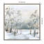 Snowy Winter Trees By Katrina Pete Framed Canvas Wall Art Print-89675759