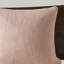Lit Blush très grand / très grand - 100% coton, coutures cachées, ensemble de literie d'apparence élégante en forme géométrique, savoir-faire artisanal