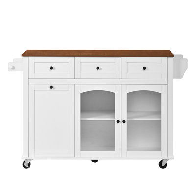 Îlot de cuisine mobile de 54,2 pouces
