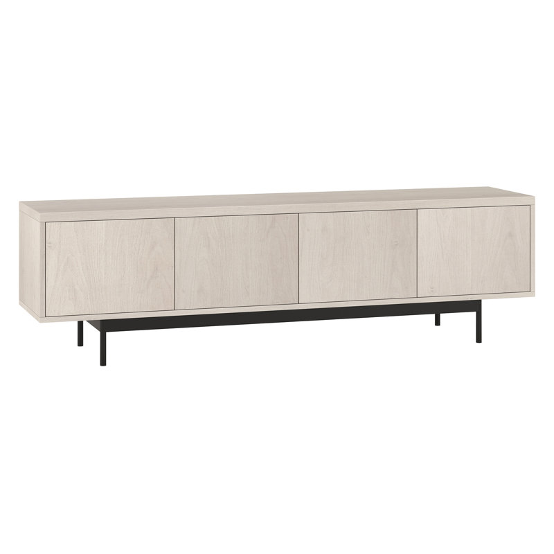 Abington TV Stand for TV up to 75", Alder White
