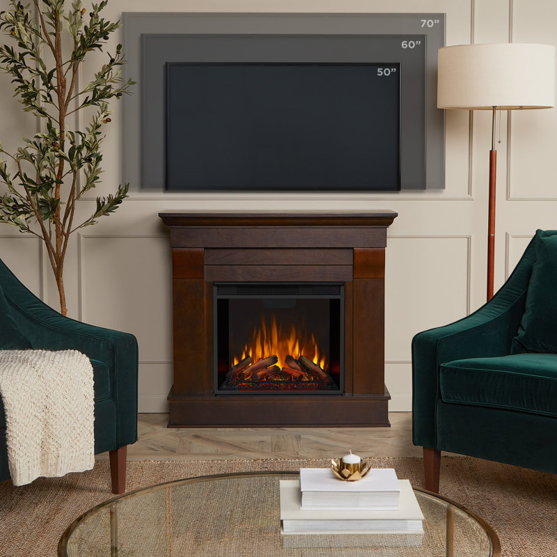 Chateau 41" Electric Fireplace by Real Flame, Espresso