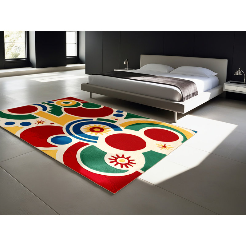 Flashy Line Rug, Square 6'