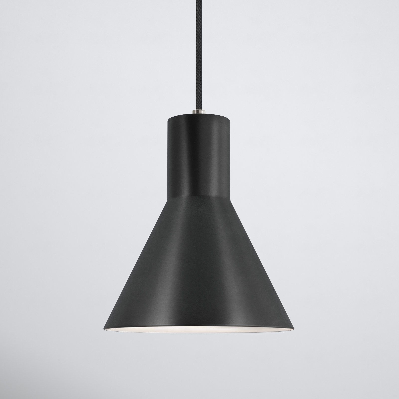 Byers 1 - Light Single Cone Pendant, Satin Brass, Yes