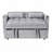 3 In 1 Convertible Sleeper Sofa Bed-60108162