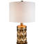Grande lampe de table en polyrésine 28,5 po «Mystic Owl»