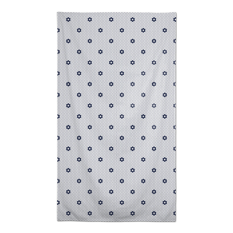 Floral Tile Pattern Tablecloth