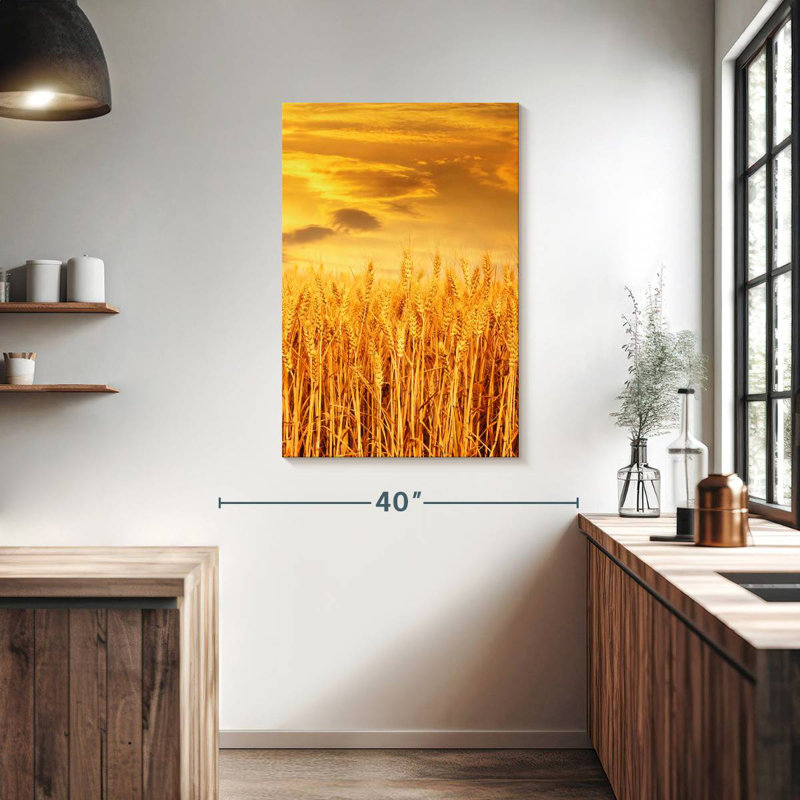 Alvord Sunset Wheat Field, 39" H x 26" W