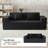 Boneless Brinae Upholstered Boneless Sofa Loveseat with 2 Cup Holders-440767384