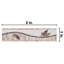 Listello 7.88'' L x 2'' W Ceramic Tile Trim
