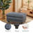 Faux Leather Ottoman-97791700