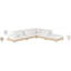 Canapé modulaire 5 pièces en tissu chenille 120 po Turin-84797145-84797146-84797144