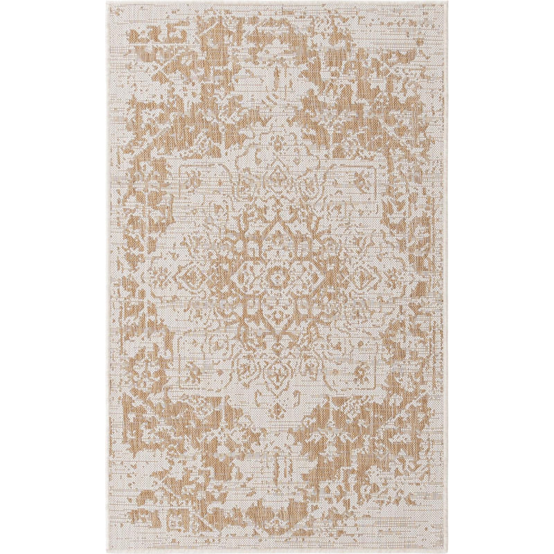 Oriental Indoor / Outdoor Area Rug, Rectangle 91 x 152cm
