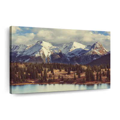 Impression sur toile Rocky Mountains