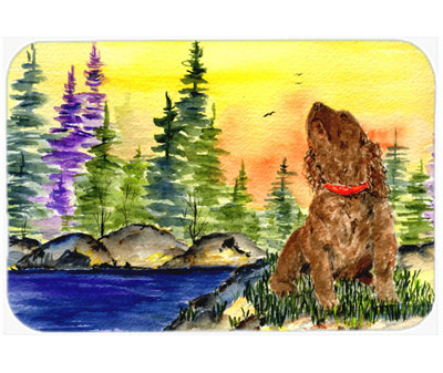 East Urban Home American Water Spaniel Glass Cutting Board