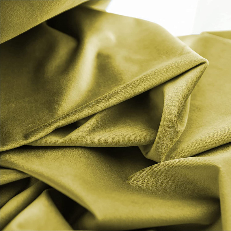 Florane Blackout Curtain Pair, Olive Green, 52" W x 95" L