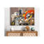 Futurist Sunset 1 Piece Wrapped Canvas Painting-26126347