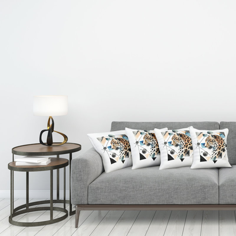 Fabric Reversible Throw Pillow, 24"H x 24"W