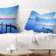Coussin en bois Seascape