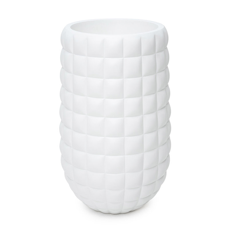Jardinière Arax d'une hauteur de 36 pouces, Blanc