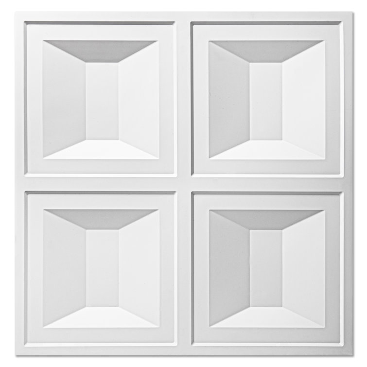24'' L x 24'' W Smooth PVC Drop-In Ceiling Tile