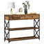 Console Table 100X28x75 Cm Engineered Wood & Steel-1255797489-1255797500
