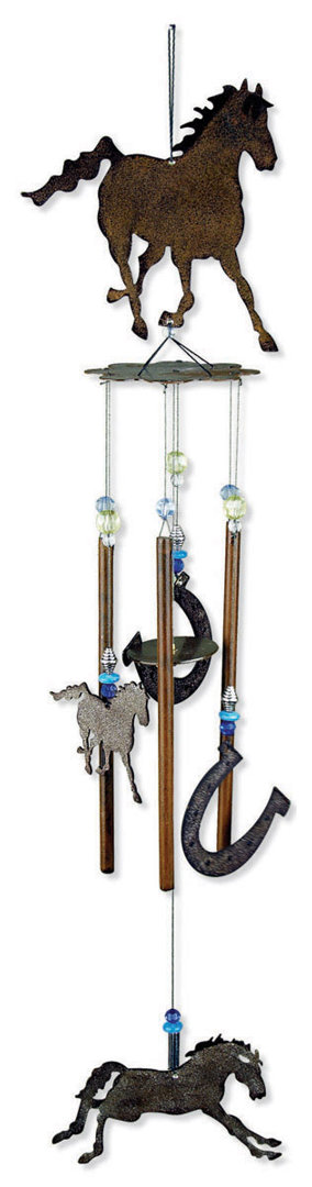 Quitaque Metal Animals Wind Chime Millwood Pines