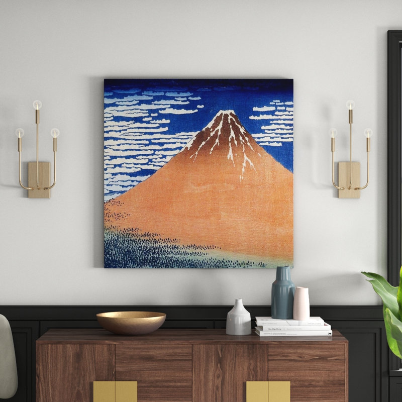 Hokusai - Wrapped Canvas Painting, 100cm H x 100cm W x 1.8cm D