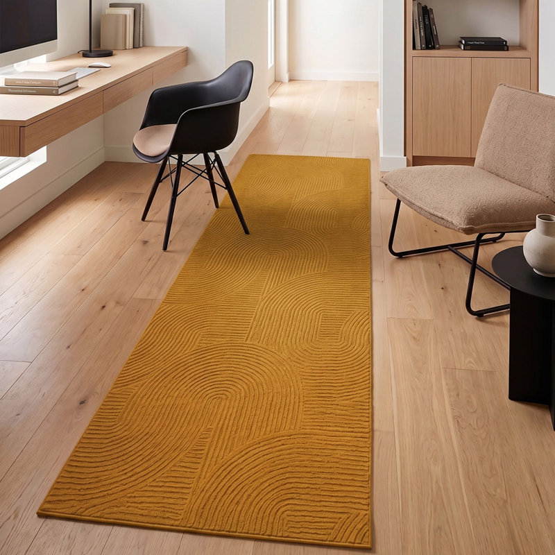 Elion Modern Machine Washable Area Rug, Terra, Runner 2'6" x 8'
