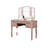 Darolyn Solid Wood Vanity with Mirror and Seat-1117995945