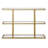 Challen 42'' Glass Top Console Table-527658401
