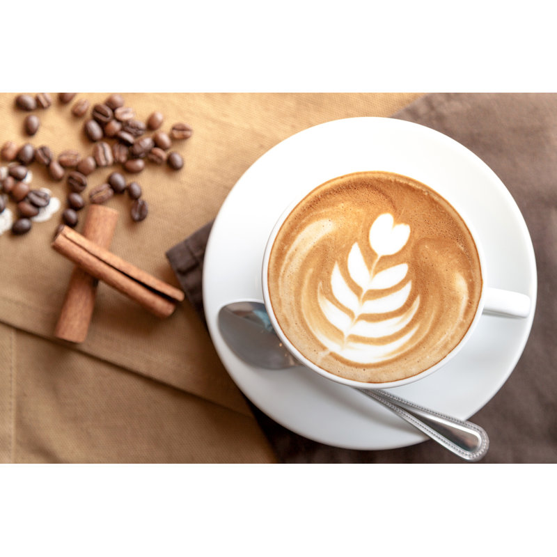 Tasse de café - photographie sur toile, H 8 po x l 12 po