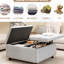 Table basse moderne Mid-Century, coussin, rivets bronze rétro, pièce décorative de salon-301378413