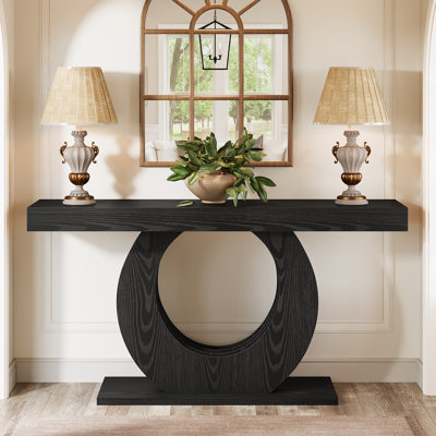 63-Inch Wood Console Sofa Table