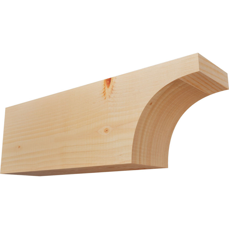 Queue de chevron lisse Huntington, Sapin de Douglas, H 8 po x l 5 1/2 po x L 24 po