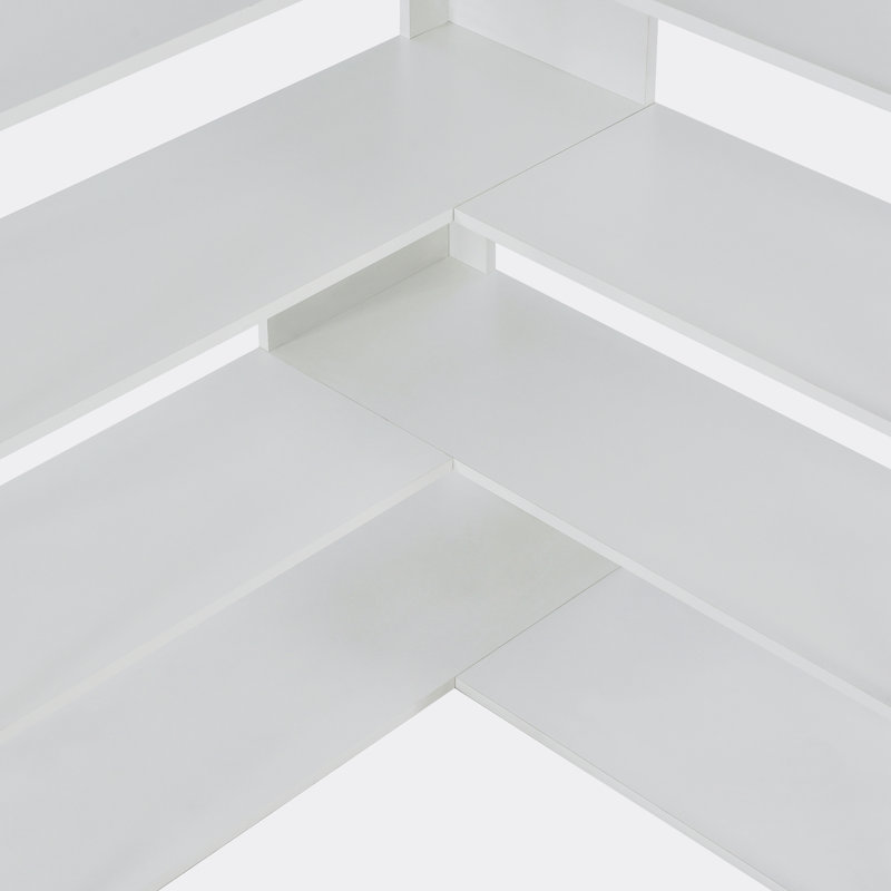 Bibliothèque Tasos, Blanc / Doré