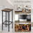 Audelio Counter Stool with Metal Frame-760824816