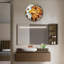 Magnifique horloge murale en forme de lion avec horloge murale 24 po