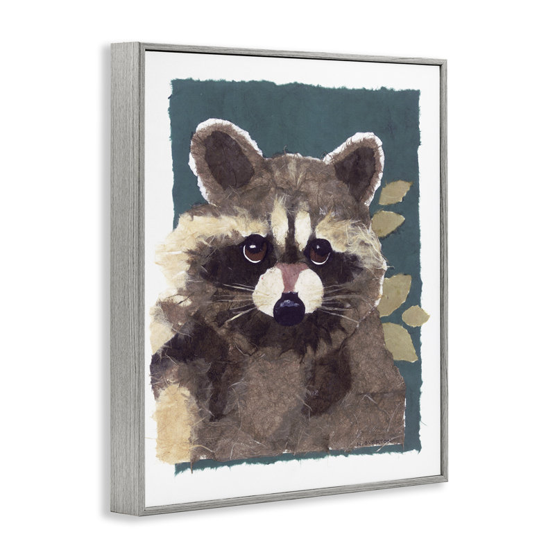 «Forest Forest Raccoon», estampe numérique par Nancy Overton, Estampe numérique Farmhouse, H 20 po x l 16 po