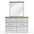 Ensemble commode et miroir 2 pièces Lonegan