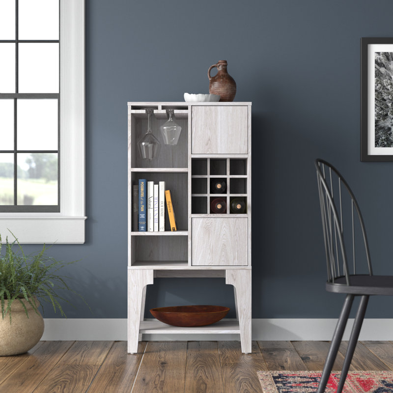 Hinderliter 23.25'' Bar Cabinet, White Oak