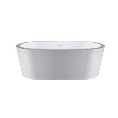 67'' x 31.5'' Freestanding Soaking Acrylic Bathtub