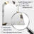 Abstract Geode Marble White And Gold I - Marble Asymmetrical Large Mirror, Modern Arch Decorative Wall Mirror, Printed Metal Art-366606914
