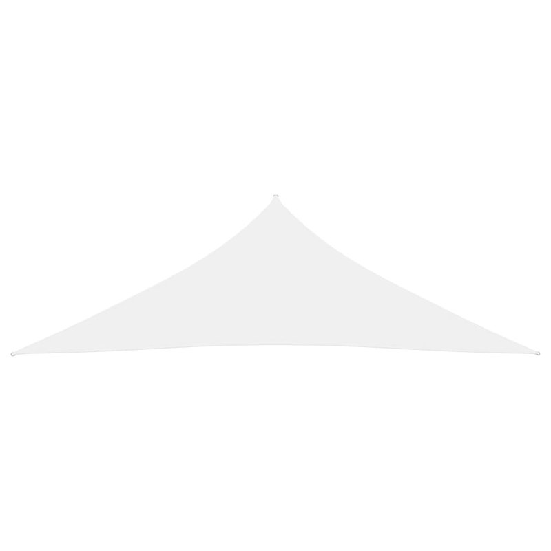 Naplate 4m x 5.8m Triangle Shade Sail, White