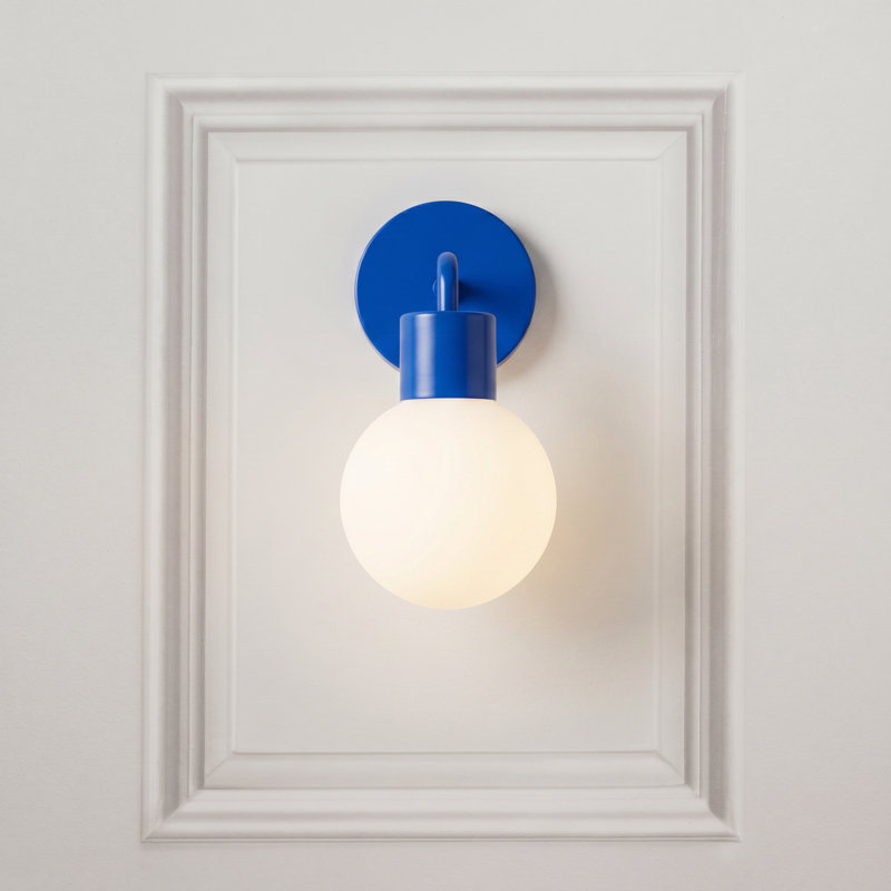 Applique murale sans outils, applique murale rechargeable, éclairage chaud Poplight bleu, Bleu Poplight