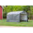 8' W x 14' D Portable Garage and Storage Shed