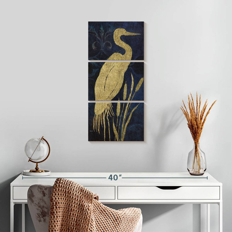 Aigrette sur I, H 27 po x l 12 po