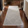 TOWN & COUNTRY LUXE Tretta Contemporary Diamonds Runner Area Rug with Plush High-Low Texture, Ivory